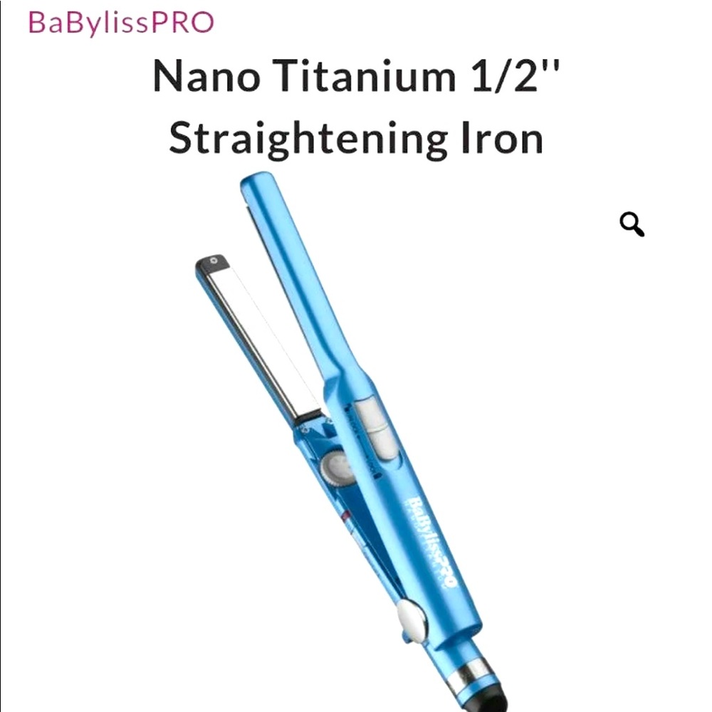 Babybliss titanium 1/2 inch iron fast heating up